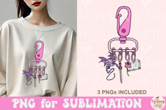 Romantasy Reader Keychain Png Product Image 4