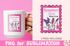 Romantasy Reader Stamp Png Product Image 2