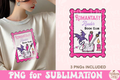 Romantasy Reader Stamp Png Product Image 4