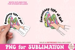 Romantasy Type Of Girl PNG, Book Lover Sublimation Product Image 3