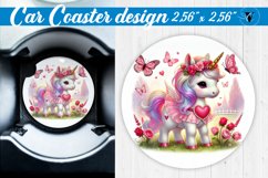 Car Coaster | Romantic Animal | Unicorn Product Image 1