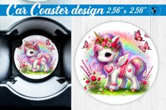 Car Coaster | Romantic Animal | Unicorn Product Image 1