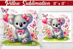 Pillow sublimation | Romantic Animal | Koala Product Image 1