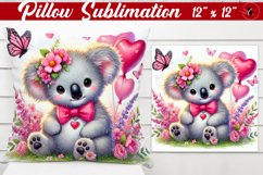 Pillow sublimation | Romantic Animal | Koala Product Image 1
