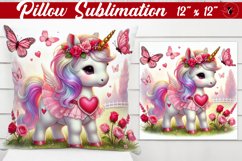 Pillow sublimation | Romantic Animal | Unicorn Product Image 1