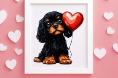 Black and Tan Cavalier Valentine Bundle - Cute Dog Valentine Product Image 5