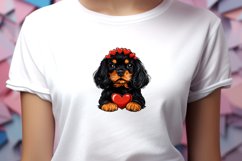 Black and Tan Cavalier Valentine Bundle - Cute Dog Valentine Product Image 7