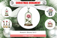 Romantic Blooms Floral Ornament Product Image 1