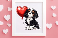 Cavalier King Charles Spaniel PNG Bundle - Valentine&#039;s Day Product Image 6