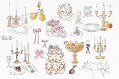 Romantic Chateau Line Art Product Image 11