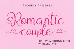 Romantic Couple - valentines fonts Product Image 1