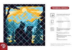 Romantic Couple in The Winter Forest Shadow Box Product Image 4