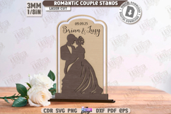 3D Romantic Couple Stands Laser Cut Bundle | Valentine&#039;s Day Product Image 9