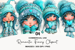 Romantic Fairy Clipart Png Product Image 1
