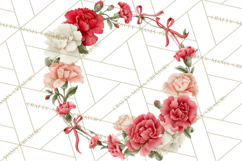 Valentine Frames &amp; Borders PNG Clipart, Romantic Flowers Product Image 4