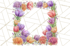 Valentine Frames &amp; Borders PNG Clipart, Romantic Flowers Product Image 4