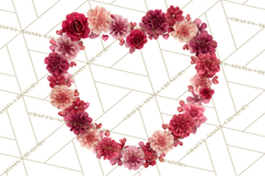 Valentine Frames &amp; Borders PNG Clipart, Romantic Flowers Product Image 4