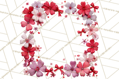 Valentine Frames &amp; Borders PNG Clipart, Romantic Flowers Product Image 5