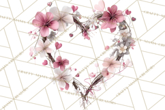 Valentine Frames &amp; Borders PNG Clipart, Romantic Flowers Product Image 4