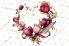 Valentine Frames &amp; Borders PNG Clipart, Romantic Flowers Product Image 5