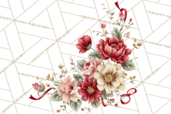 Valentine Frames &amp; Borders PNG Clipart, Romantic Flowers Product Image 4