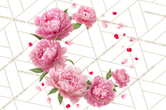 Valentine Frames &amp; Borders PNG Clipart, Romantic Flowers Product Image 2