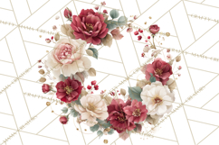 Valentine Frames &amp; Borders PNG Clipart, Romantic Flowers Product Image 4