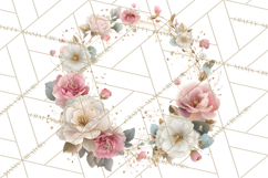 Valentine Frames &amp; Borders PNG Clipart, Romantic Flowers Product Image 5