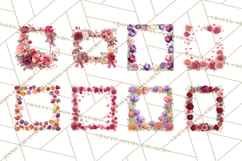 Valentine Frames &amp; Borders PNG Clipart, Romantic Flowers Product Image 4