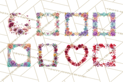 Valentine Frames &amp; Borders PNG Clipart, Romantic Flowers Product Image 6