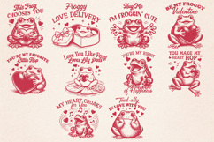 Romantic Animal Valentines SVG Bundle | 50 Funny Love Animal Product Image 2