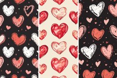 Romantic Hearts Digital Paper Bundle Product Image 5