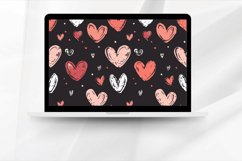 Romantic Hearts Digital Paper Bundle Product Image 4