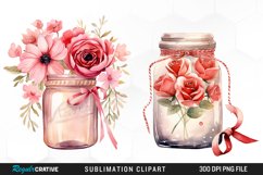Watercolor Jar of Hearts PNG Bundle,Watercolor Jar,Jar of Hearts,Jar Clipart,Love Clipart,Heart Clipart,Romantic Clipart,