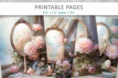 Romantic vintage junk journal, printable pages Product Image 1