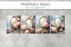 Romantic vintage junk journal, printable pages Product Image 2