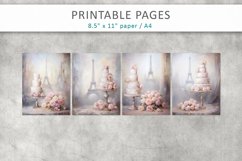 wedding shabby chic junk journal, printable pages Product Image 2
