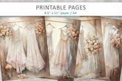 Vintage romance journal, Shabby chic romantic pages Product Image 1