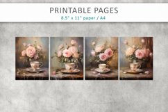 Vintage junk journal pages, printable pages Product Image 2