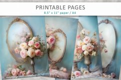 Vintage Romantic junk journal, printable pages Product Image 1