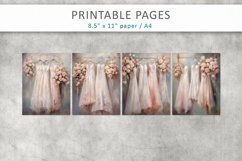 Shabby chic junk journal, printable pages Product Image 2