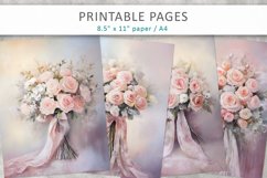 wedding junk journal, printable pages Product Image 1