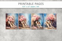 Wedding-themed junk journal, printable pages Product Image 2