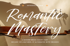 Romantic Mastery - Modern Brush Script Font Product Image 1