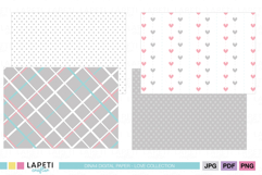 Decorative pastel patterns for cardmaking