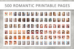 500 Romantic Wedding Printable Paper for Junk Journals Product Image 5