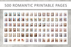 500 Romantic Wedding Printable Paper for Junk Journals Product Image 6
