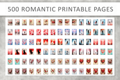 500 Romantic Wedding Printable Paper for Junk Journals Product Image 2