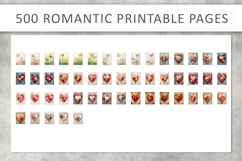 500 Romantic Wedding Printable Paper for Junk Journals Product Image 3