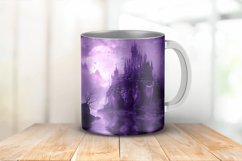 Romantic Purple Castles Digital Paper Bundle Product Image 4